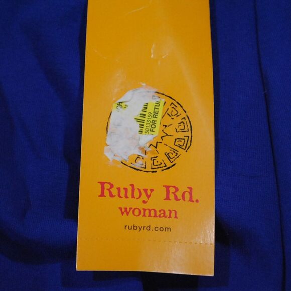 Ruby Rd Pattern Play Blue Pant 2XL - Picture 5 of 5